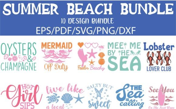 A Brand Designer's Review of the Summer Beach Bundle Graphics