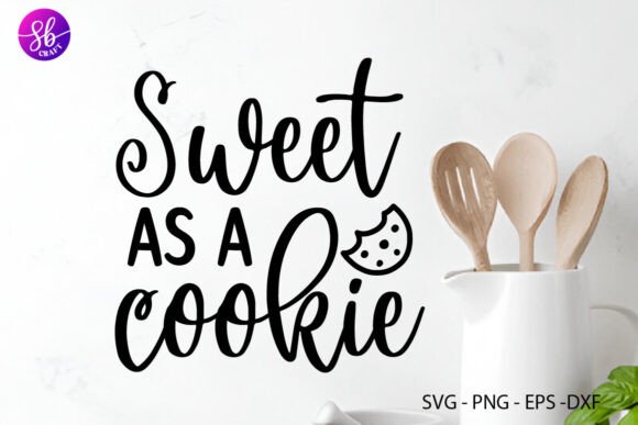 A Cookie-Themed SVG Kitchen Graphic for Craft & Design Projects