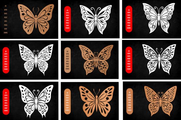 A Crafters Review: Floral Butterfly Graphics for Real Projects