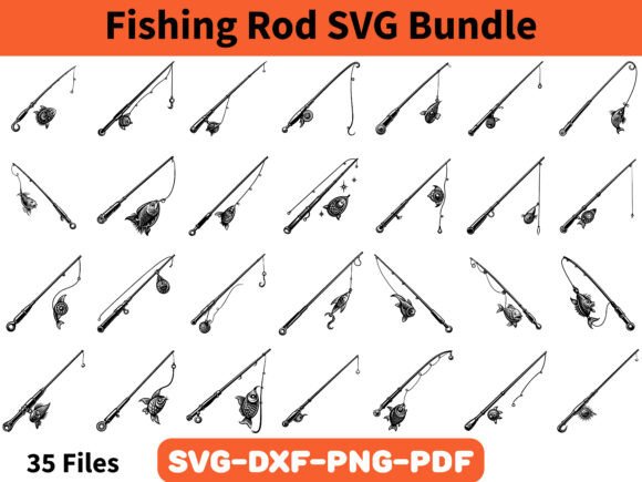 A Fishing Rod SVG Bundle Review for Crafts and Graphics