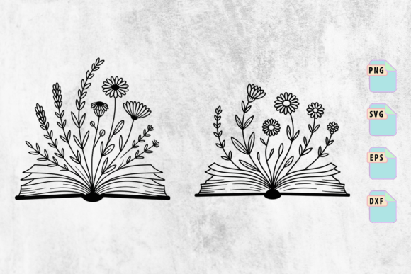 A Floral Book SVG Bundle Review for Graphics & Crafts