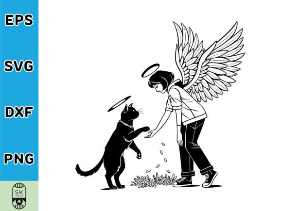 A Graphic Designer's Review of the Black Cat Angel Wings SVG