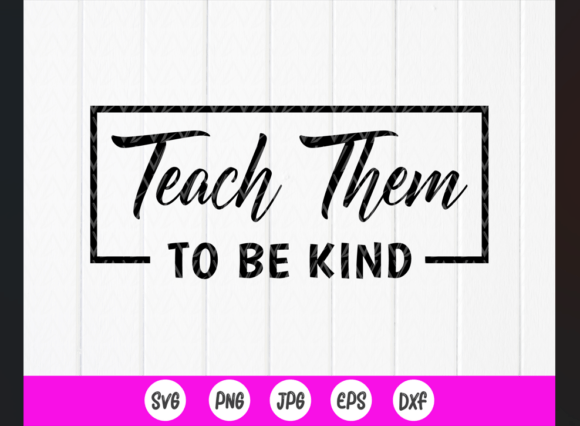 A Kind Teacher SVG for Graphics & Crafts
