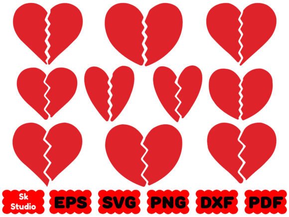 A Split Heart Graphic for Crafting Unique Brand Stories