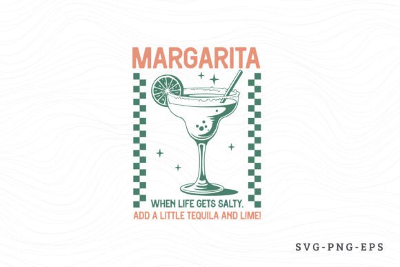 A Summer Cocktail Graphic for Crafts & Commercial Use