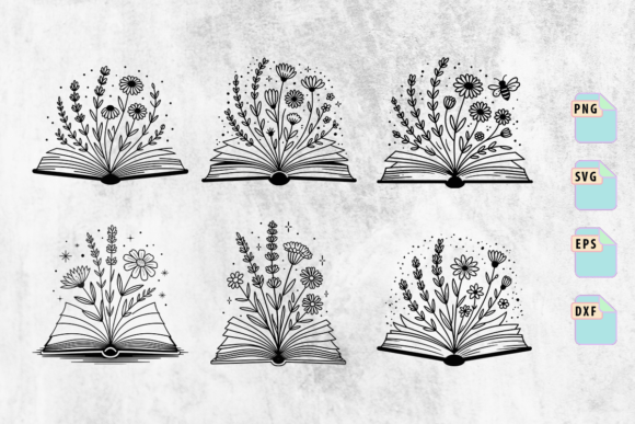 A Whimsical Book Illustration for Craft and Blog Graphics
