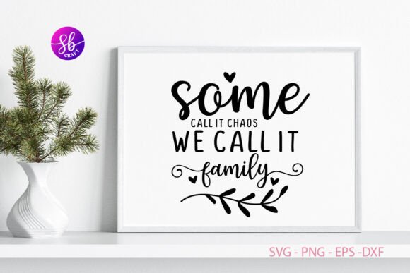 Chaos & Family Graphics for Crafts & Small Business Branding