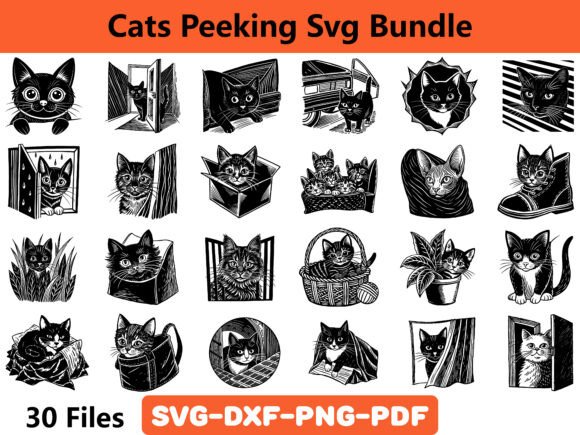 Evaluating the Cats Peeking SVG Bundle for Client Projects