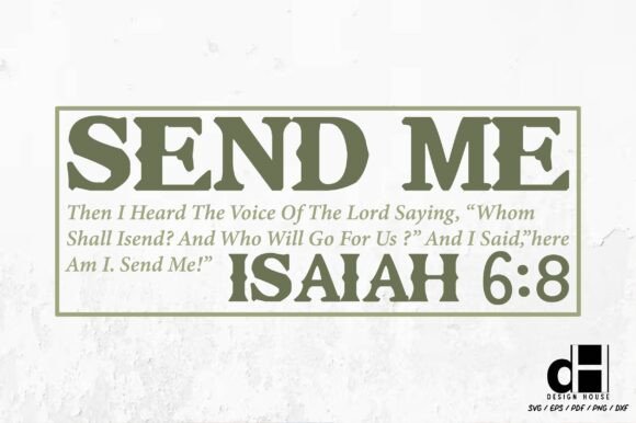 Send Me Christian SVG PNG for Craft Graphics & Products