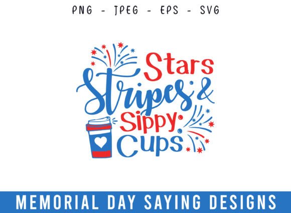 Stars Stripes & Cups SVG: A Craft Seller’s Graphics Review